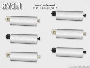Sims 4 — Safety First Paper Towel Smoke Detector by RAVASHEEN — This ain't yo momma's paper towel holder. Yes, its cute