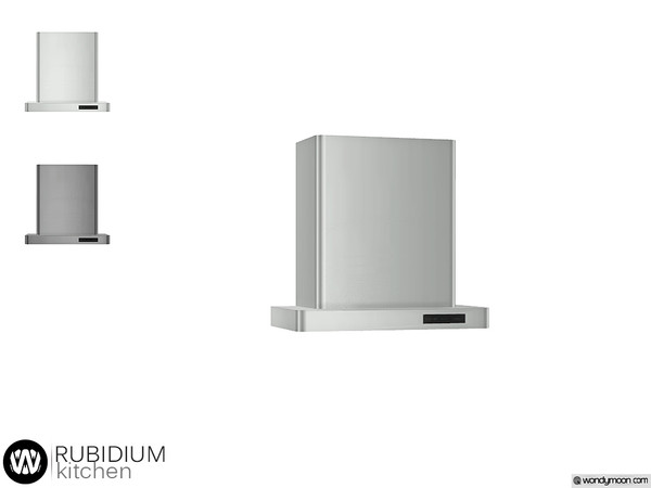 Sims 4 — Rubidium Stove Hood by wondymoon — - Rubidium Kitchen - Stove Hood - Wondymoon|TSR - Creations'2019
