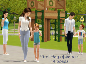 Sims 3 — First Day of School by jessesue2 — First Day of School - Sad times, happy times and definitely stressful times