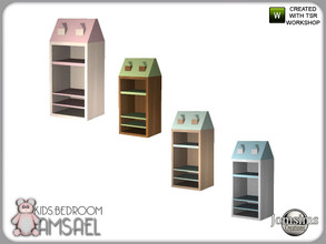 Sims 4 — Amsael kids bedroom end table by jomsims — Amsael kids bedroom end table