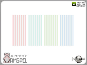 Sims 4 — Amsael kids bedroom walls by jomsims — Amsael kids bedroom walls
