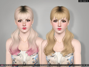Sims 3 — Kyung ( Hair 81 ) by TsminhSims — - S3Hair - New meshes - All LODs - Smooth bone assigned