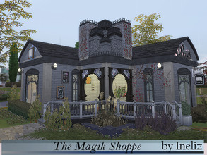 Sims 4 — The Magik Shoppe by Ineliz — Your town is missing a local store with magical items? Then Magik Shoppe is a right