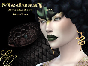 Sims 4 — Medusa Eyeshadow by EvilQuinzel — - Eyeshadow category; - Female and male; - Young adult + ; - Humans, aliens,