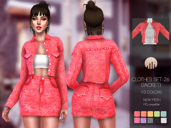 Sims 4 — Clothes SET-26 (JACKET) BD108 by busra-tr — 10 colors Adult-Elder-Teen-Young Adult For Female Custom thumbnail