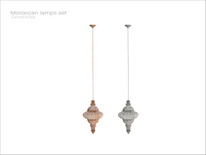 Sims 4 — Moroccan - ceiling lamp v01 by Severinka_ — Moroccan ceiling lamp v01 From the set 'Moroccan lams set' Build /