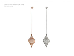 Sims 4 — Moroccan - ceiling lamp v03 by Severinka_ — Moroccan ceiling lamp v03 From the set 'Moroccan lams set' Build /