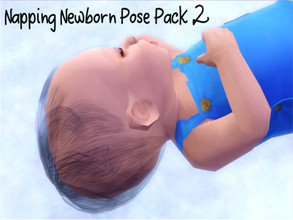 Sims 3 — Napping Newborn Poses 2 by zappyp2 — A continuation of the first set of poses for sim babies They are pose list