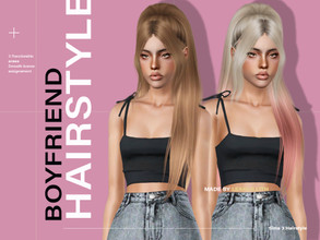 Sims 3 — LeahLillith Boyfriend Hair by Leah_Lillith — Boyfriend Hair All LODs Smooth Bones hope you will enjoy^^