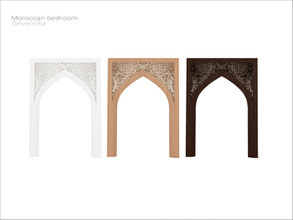 Sims 4 — [Moroccan bedroom] - arched door SW by Severinka_ — Arched door (SHORT WALLS) From the set 'Moroccan bedroom'