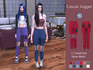 Sims 4 — LMCS Casual Jogger by Lisaminicatsims — -Adult-Elder-Teen-Young Adult -New Mesh -12 swatches