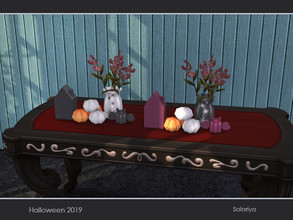 Sims 4 —  Halloween 2019. Plant by soloriya — House, bat, pumpkins and plant in one mesh. Part of Halloween 2019 set. 2