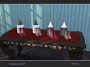 Sims 4 — Halloween 2019. Jar, Hat and Shoes by soloriya — Jar, hat and shoes in one mesh. Part of Halloween 2019 set. 4