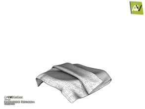 Sims 4 — Escondido Bed Blanket by ArtVitalex — - Escondido Bed Blanket - ArtVitalex@TSR, Oct 2019