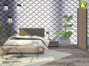 Sims 4 — Escondido Bedroom by ArtVitalex — - Escondido Bedroom - ArtVitalex@TSR, Oct 2019 - All objects three has a