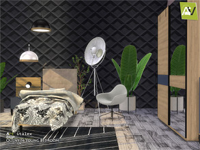 Sims 4 — Quentin Young Bedroom by ArtVitalex — - Quentin Young Bedroom - ArtVitalex@TSR, Oct 2019 - All objects three has