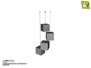 Sims 3 — Worthington Quadruple Step Ceiling Lamp by ArtVitalex — - Worthington Quadruple Step Ceiling Lamp -