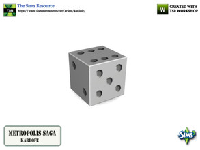 Sims 3 — kardofe_Metropolis Saga_Dice  by kardofe — Decorative dice