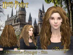Sims 4 — Hermione Granger from Harry Potter by chiringo-chan — Because of the new expansion that Isn't-Hoqwards-expansion