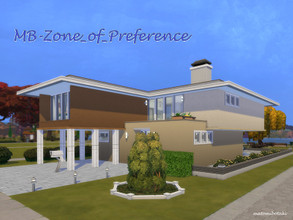 Sims 4 — MB-Zone_of_Preference by matomibotaki — Modern family home in cube design, modern an chic. Details: Entrance,