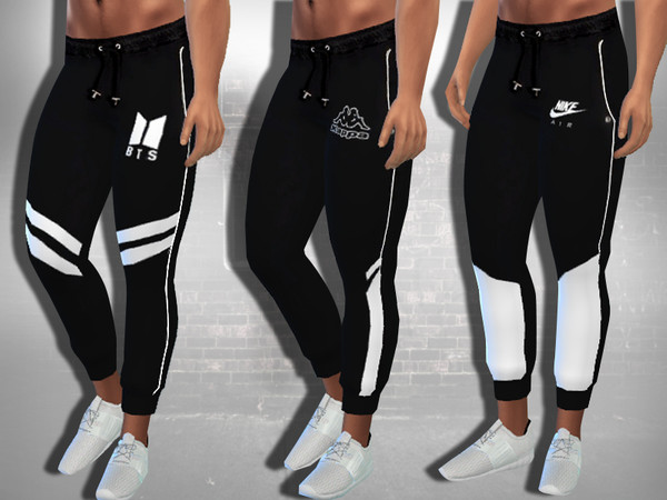 Sims 4 — Male Sims Athletic Joggers by saliwa — Male Sims Athletic Joggers design by Saliwa