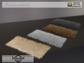 Sims 4 — Asoxtane bathroom rugs by jomsims — Asoxtane bathroom rugs