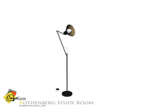 Sims 4 — Rothenberg Floor Lamp by Onyxium — Onyxium@TSR Design Workshop Study Room Collection | Belong 2019 Year