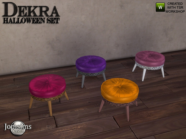 Sims 4 — Dekra Halloween set puff by jomsims — Dekra Halloween set puff