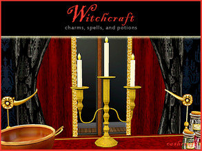 Sims 3 — Witchcraft Magical Candelabra by Cashcraft — Discover the magical charm and power of the candelabra. Created by