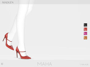 Sims 4 — Madlen Maha Shoes by MJ95 — Mesh modifying: Not allowed. Recolouring: Allowed (Please add original link in the