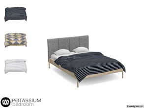 Sims 4 — Potassium Bed Blanket by wondymoon — - Potassium Bedroom - Bed Blanket - Wondymoon|TSR - Creations'2019