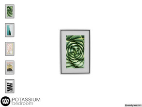Sims 4 — Potassium Painting by wondymoon — - Potassium Bedroom - Painting - Wondymoon|TSR - Creations'2019