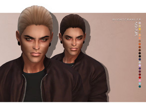 Sims 4 — Nightcrawler-Nightlife (HAIR) by Nightcrawler_Sims — NEW HAIR MESH T/E Smooth bone assignment All lods 22colors