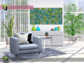 Sims 4 — Lift Dining and Living Room Decor by NynaeveDesign — Add a cozy touch to your sims' dining living room in the