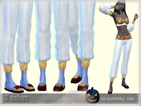 Sims 4 — Shoes Genie by bukovka — Shoes for a woman genie. Installed independently, suitable for the base game. My new