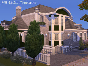Sims 4 — MB-Little_Treasure by matomibotaki — Charming and lovely family house with lot of space for your Sims 4 family.