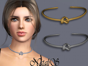 Sims 3 — NataliS TS3 Single knot choker by Natalis — Single knot choker. FT-FA-YA 