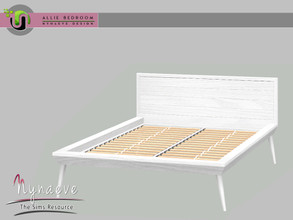 Sims 3 — Allie Bedroom - Bedframe by NynaeveDesign — Allie Bedroom - Bedframe Located in: Comfort - Beds Price: 1057