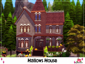 Sims 4 — Hallows House - Nocc by sharon337 — Hallows House is built on a 30 x 20 lot. Value $217,449 It has: 4 Bedrooms,
