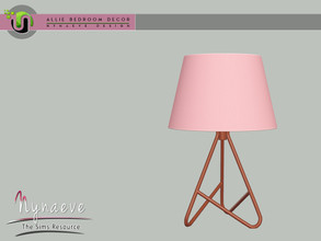 Sims 3 — Allie Bedroom - Table Lamp by NynaeveDesign — Allie Bedroom - Table Lamp Located in: Lighting - Table Lamps