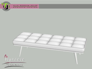 Sims 3 — Allie Bedroom - Bench by NynaeveDesign — Allie Bedroom - Bench Located in: Comfort - Loveseats Price: 570 Tiles: