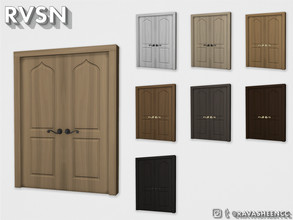 Sims 4 — A-door-able Double Door - Style D2CW - Recolor by RAVASHEEN — This double door is simply a-door-able. It