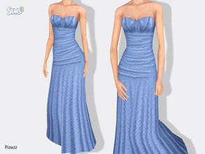 Sims 3 — Evening Gown v-101 by pizazz — Created for: The Sims 3 A beautiful and elegant dress that can be worn for