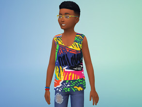 Sims 4 — Cool Guy Tanks - Get Together needed by Seeckingly_ — Here are some cool edits of an existing mesh from Get