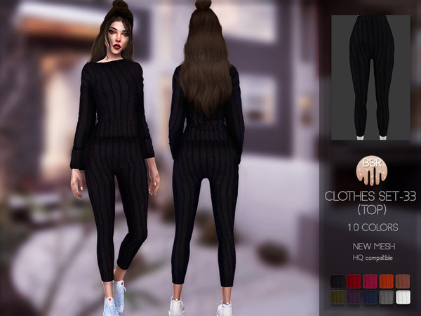 Sims 4 — Clothes SET-33 (BOTTOM) BD131 by busra-tr — 10 colors Adult-Elder-Teen-Young Adult For Female Custom thumbnail