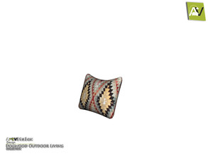 Sims 3 — Dogwood Seat Cushion Single by ArtVitalex — - Dogwood Seat Cushion Single - ArtVitalex@TSR, Dec 2019