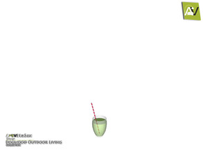 Sims 3 — Dogwood Glass Full Of Juice by ArtVitalex — - Dogwood Glass Full Of Juice - ArtVitalex@TSR, Dec 2019