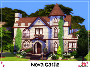 Sims 4 — Nova Castle - Nocc by sharon337 — Nova Castle is built on a 20 x 20 lot. Value $142,473 It has: 3 Bedrooms, 3