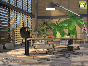 Sims 4 — Owens Outdoor Dining by ArtVitalex — - Owens Outdoor Dining - ArtVitalex@TSR, Nov 2019 - All objects three has a