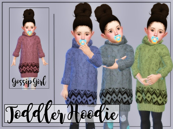 Sims 4 — ToddlerHoodie - GossipGirl by GossipGirl-S4 — -New Mesh - 11 Swatches - custom thumbnail - base game compatible